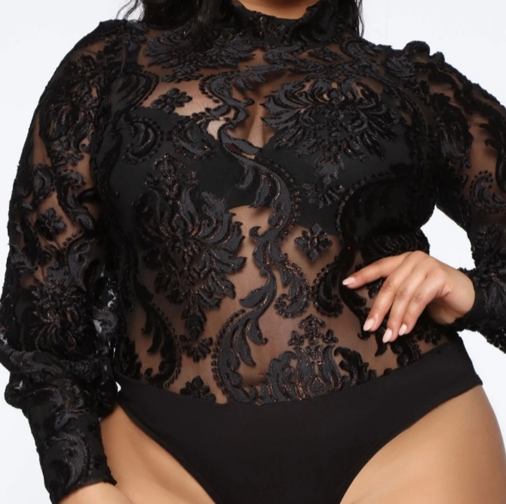 Lace Mesh Bodysuit